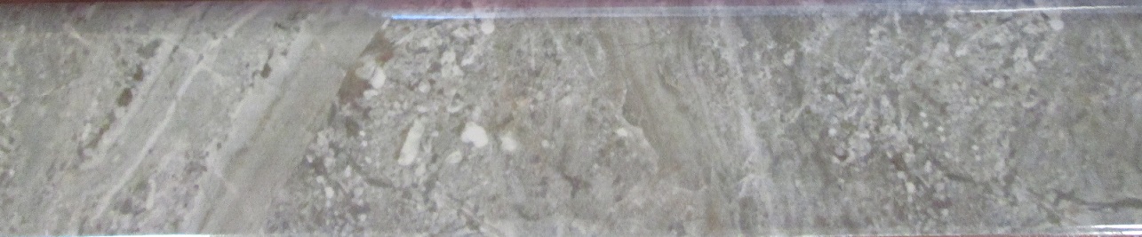 RODAPIE 8X60 PORCELANICO MARMOL GRAFITO - AZO